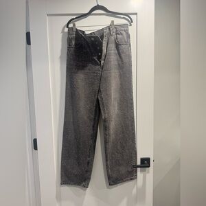 Zara sparkle wide leg jeans